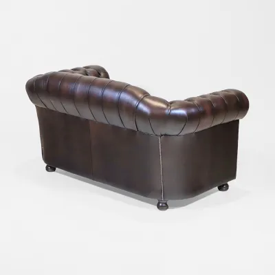 Braunes Chesterfield Sofa
