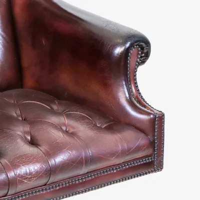 Vintage Chesterfield Bürostuhl