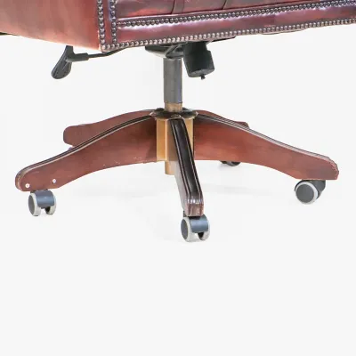 Vintage Chesterfield Bürostuhl