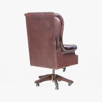 Vintage Chesterfield Bürostuhl