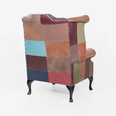 Bunter Ohrensessel "Scroll Wing Chair"