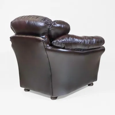 Brauner Chesterfield Ledersessel