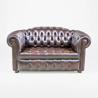 Leder Chesterfield, englisches Sofa