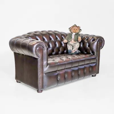 Leder Chesterfield, englisches Sofa