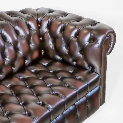 Leder Chesterfield, englisches Sofa