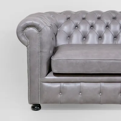 "Windsor Classic" 3-Sitzer Original englisches Chesterfield Sofa