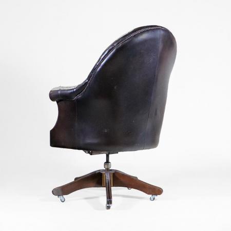 Vintage Chesterfield Schreibtischstuhl