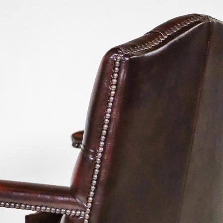 Chesterfield Drehstuhl in Birch Antique Rust