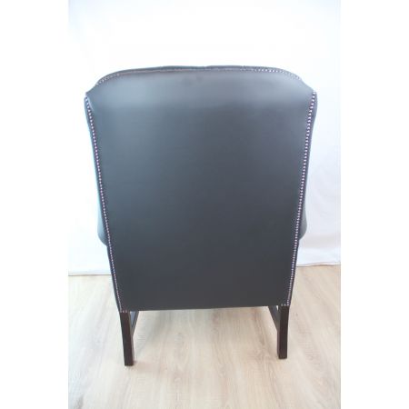 Chesterfield Ohrensessel "Hawkins Wing Chair" in Birch Black - sofort lieferbar