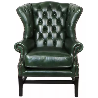 Chesterfield Ohrensessel "Brighton Wing Chair" in Legacy Hunter Green