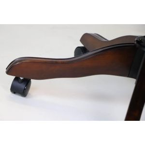 Chesterfield Drehstuhl Roll Arm in Birch Antique Brown - Sofort Lieferbar