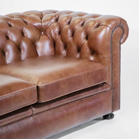 Chesterfield Sofa "Windsor Classic" in Legacy Whiskey
