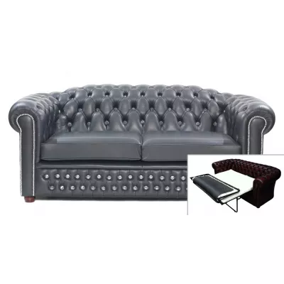 "Cambridge" Chesterfield Schlafsofa 2-Sitzer (Matratze: 95cm)