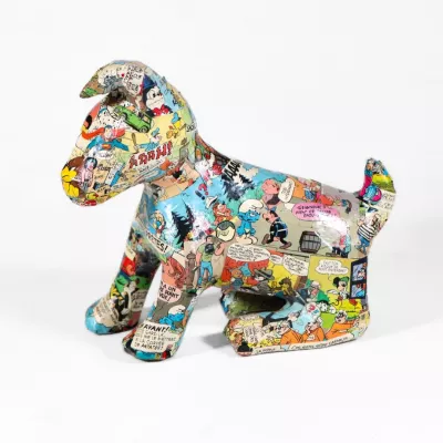 Comic Hund Figur – Im Stil von Agnetha Sjögren