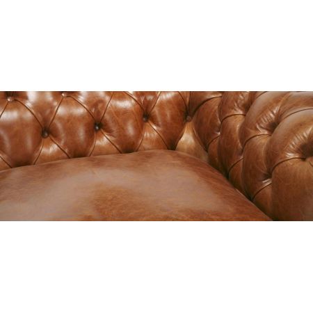 "Jedburgh" 3-Sitzer Original englisches Chesterfield Sofa