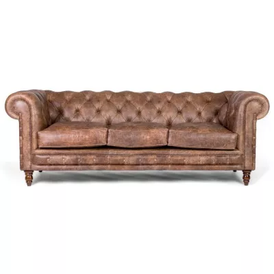 "Cornwall Classic" 3-Sitzer - Original englisches Chesterfield Sofa