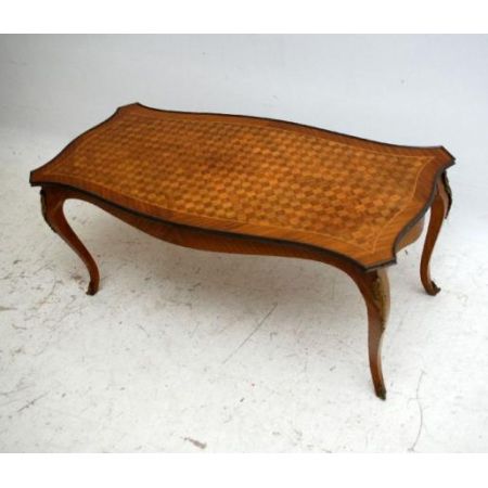 Französischer Caffee Tisch Nussbaum 