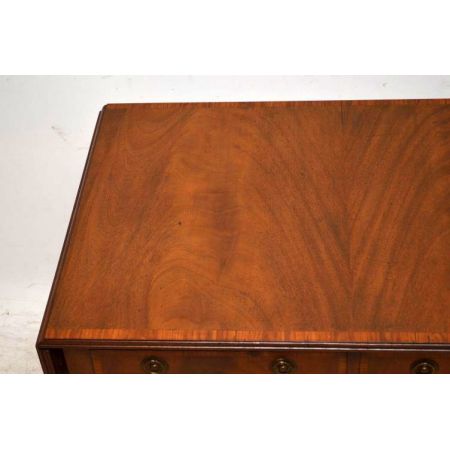 Edwardian Sofa Tisch mit Intarsien