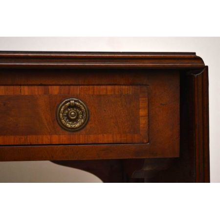 Edwardian Sofa Tisch mit Intarsien