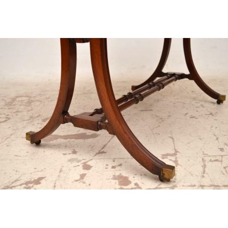 Edwardian Sofa Tisch mit Intarsien