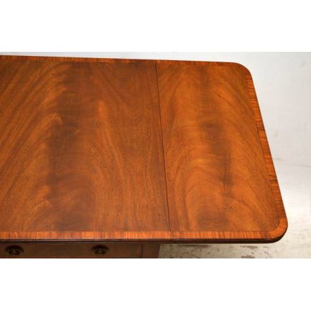 Edwardian Sofa Tisch mit Intarsien