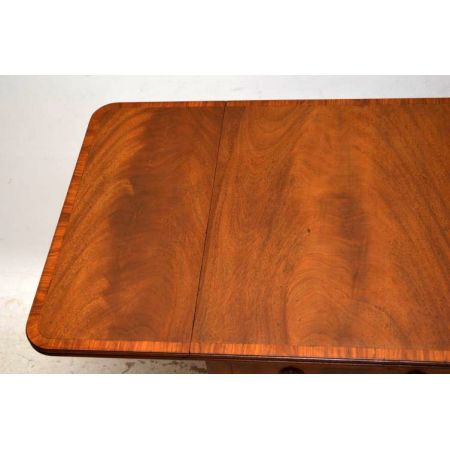 Edwardian Sofa Tisch mit Intarsien