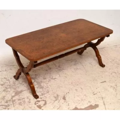 Nussbaum  Walnut X- Frame Coffee Table