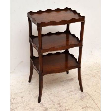 Mahagoni  Edwardian Original  Three Tier Table