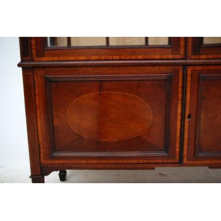 Antiker Georgian Bücherschrank aus Mahagoni