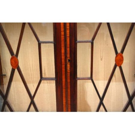 Antiker Georgian Bücherschrank aus Mahagoni