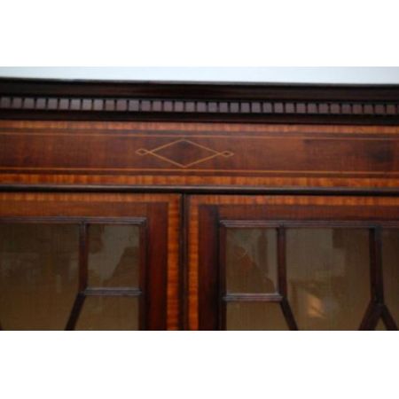 Antiker Georgian Bücherschrank aus Mahagoni