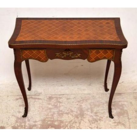 Antiker Karten Spieltisch 