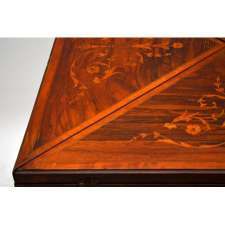 Antiker viktorianische Spieltisch Rosewood