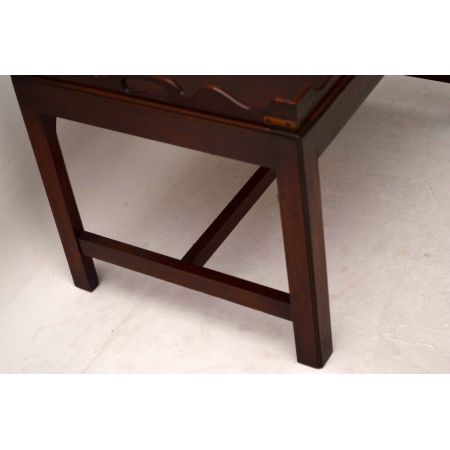 Antiker Mahogany Tray Top Table Kaffeetisch