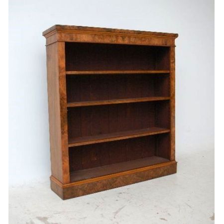 Antiker Nussbaum Bücherschrank