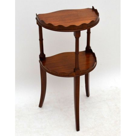 Antiker kleiner Beistelltisch 2 Etagen