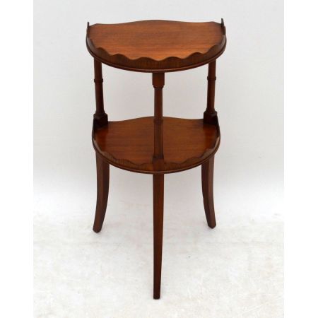 Antiker kleiner Beistelltisch 2 Etagen