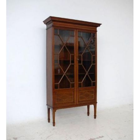 Antiker Edwardian Bücherschrank - Mahagoni