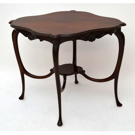 Antiker Jugenstil Mahagoni Beistelltisch