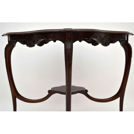 Antiker Jugenstil Mahagoni Beistelltisch