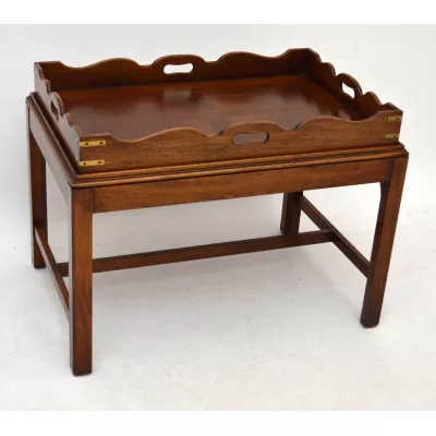 Schönes antiker Coffe table Butlers Tray