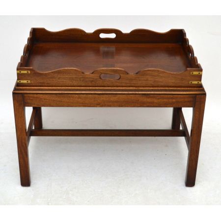 Schönes antiker Coffe table Butlers Tray