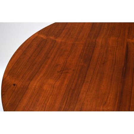 Antiker viktorianische Rosenholz Round Dining Table