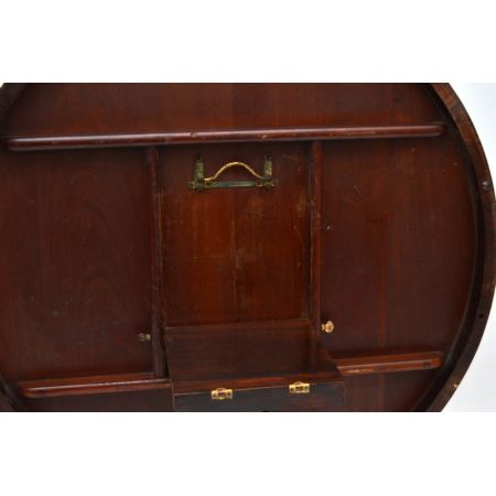 Antiker viktorianische Rosenholz Round Dining Table