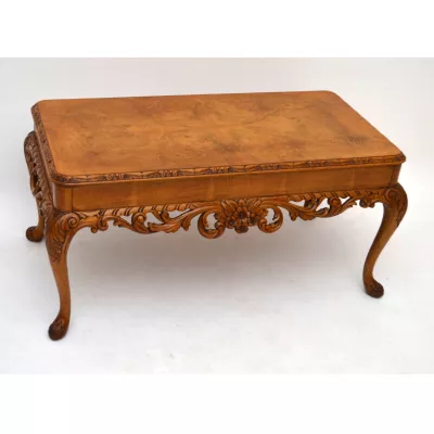 Antiker Queen Ann Coffe Table Beistelltisch