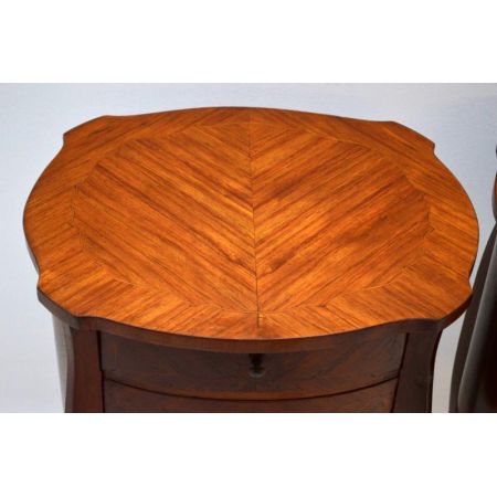 Paar antike Nacht Schränkchen 