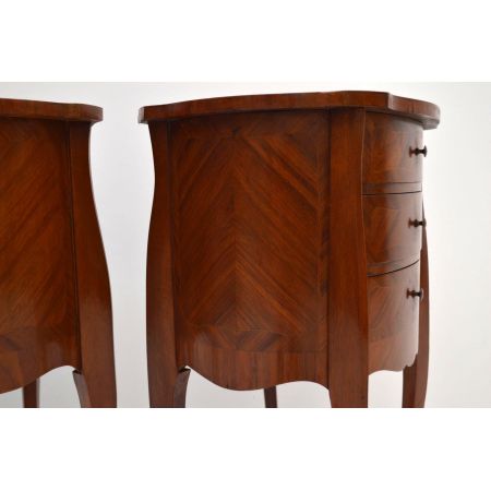 Paar antike Nacht Schränkchen 