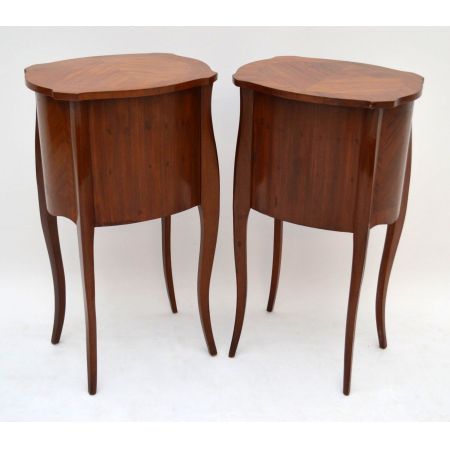 Paar antike Nacht Schränkchen 