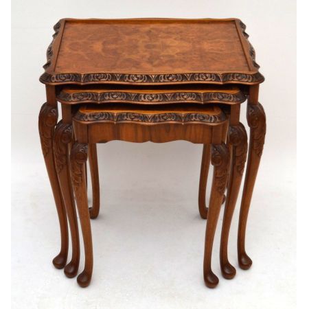 Queen Ann Nest of Tables antik