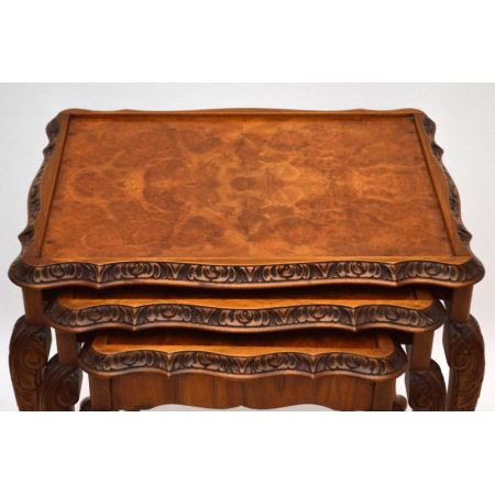 Queen Ann Nest of Tables antik